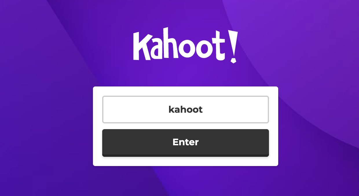 Kahoot Login